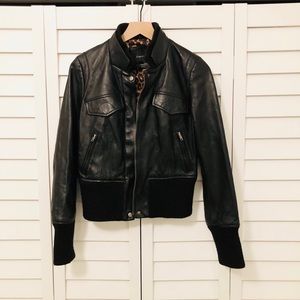 Women’s Leather Bomber